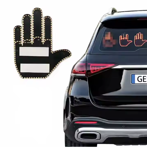 LED Hand Gesture Car Sign with Remote