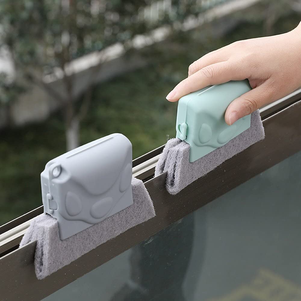 Window Door Track Cleaning Brush,Gap Groove Sliding Tools Dust Cleaner