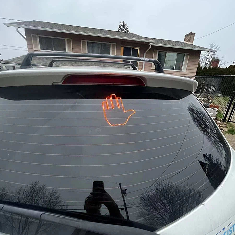LED Hand Gesture Car Sign with Remote