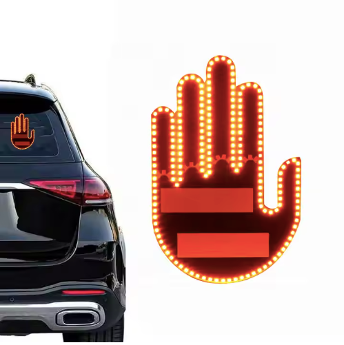 LED Hand Gesture Car Sign with Remote