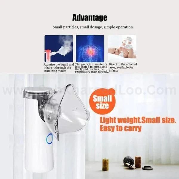 Portable Mesh Nebulizer for Kids & Adults - Quiet & Handheld