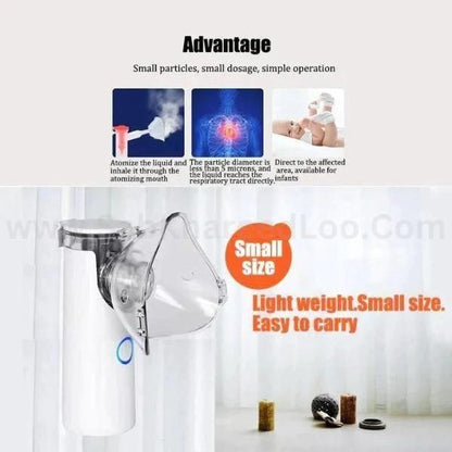 Portable Mesh Nebulizer for Kids & Adults - Quiet & Handheld