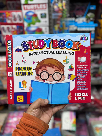 Phonetic Learning Study Book – Intellectual Learning | Interactive Educational Book for Kids (3+ Years)