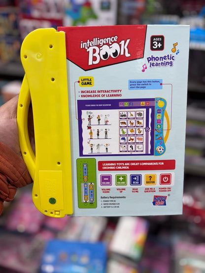 Phonetic Learning Study Book – Intellectual Learning | Interactive Educational Book for Kids (3+ Years)