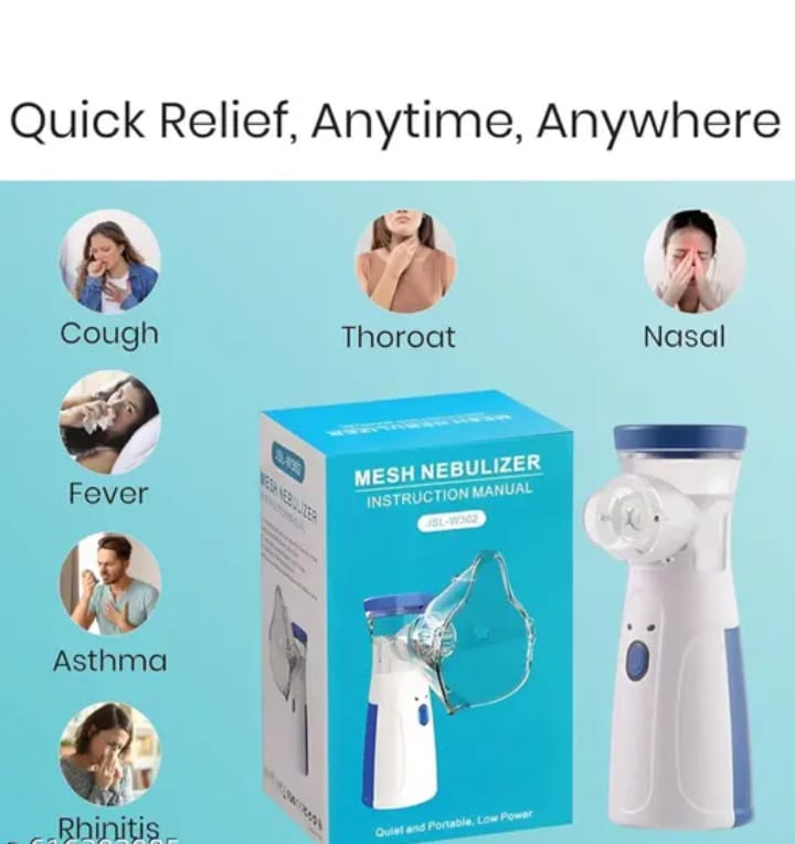Portable Mesh Nebulizer for Kids & Adults - Quiet & Handheld
