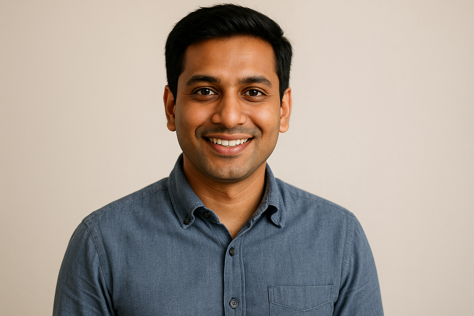 generate image of an Indian adult male named ayush 