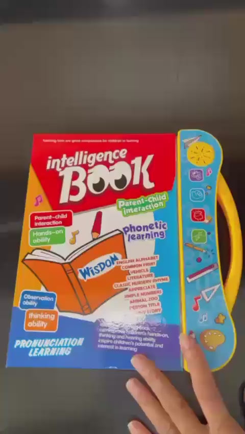 Phonetic Learning Study Book – Intellectual Learning | Interactive Educational Book for Kids (3+ Years)